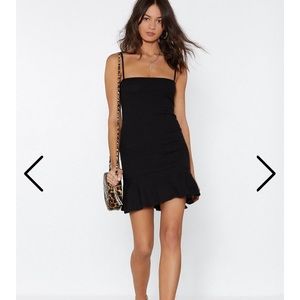 Nasty Gal Flip Em Off Mini Dress size 8 NWT